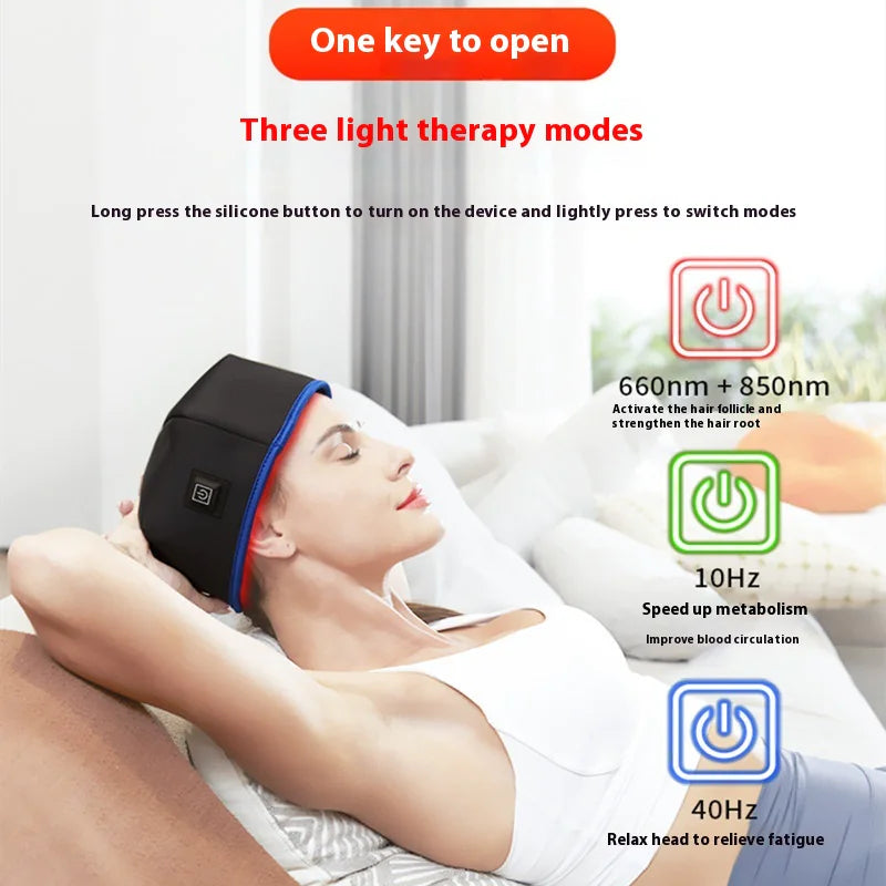 Red Light Infrared Therapy Helmet