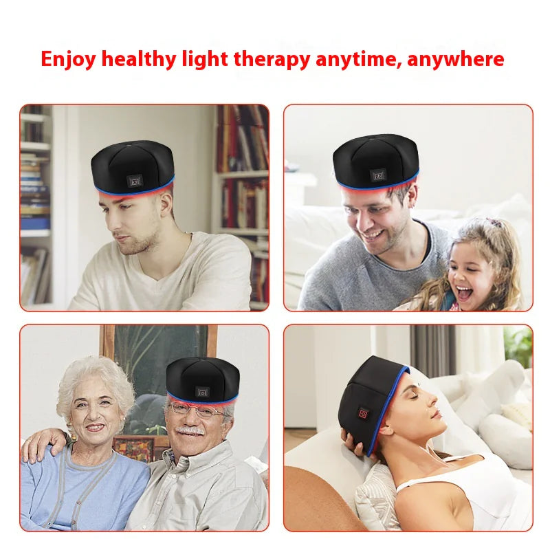 Red Light Infrared Therapy Helmet